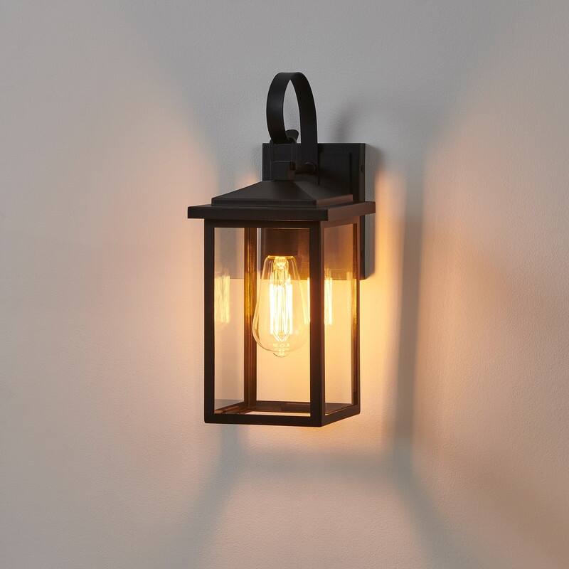 KAWOTI Black Outdoor Wall Sconces and Pendant Light