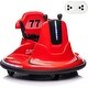 preview thumbnail 1 of 3, Electric Ride-On Bumper Car with Remote Control, Featuring LED Lights and 360-Degree Spin, Suitable for Indoor and Outdoor Use Red