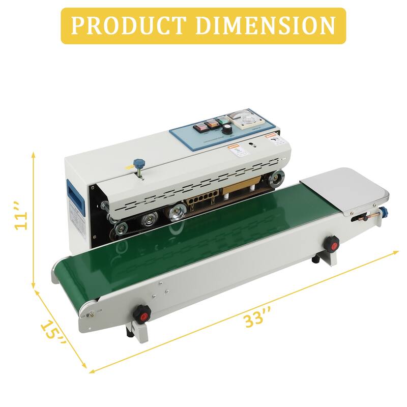 Continuous Band Sealer, Temperature Control