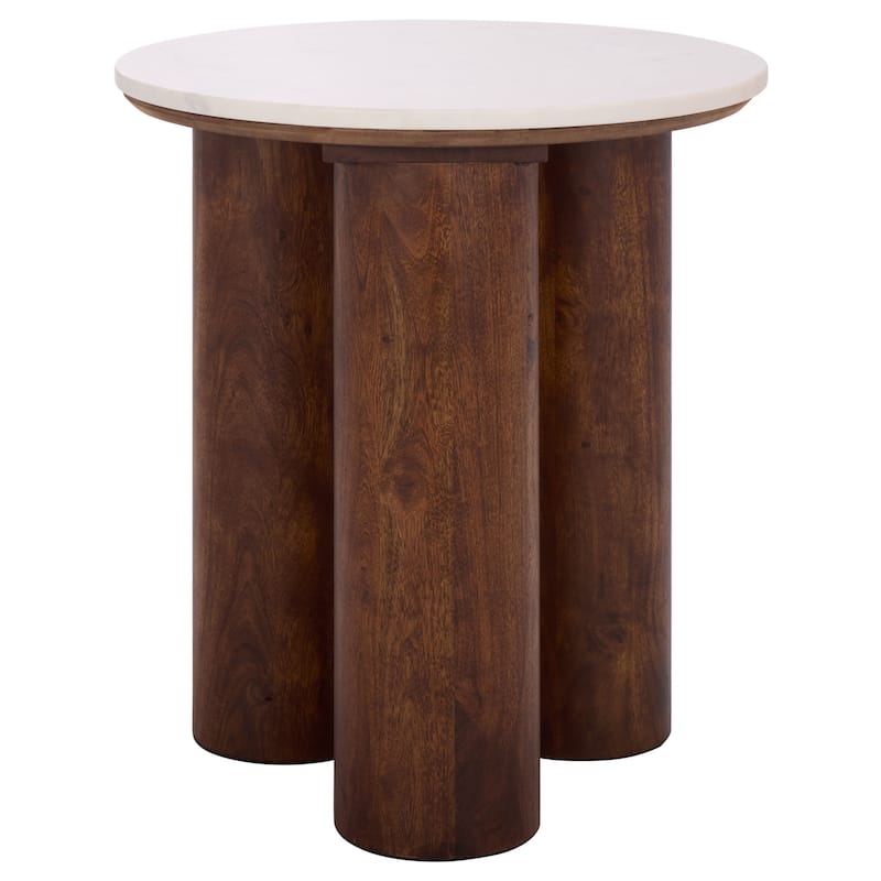 SAFAVIEH Couture Soniaclara Marble Accent Table - 20"W x 20"D x 22"H