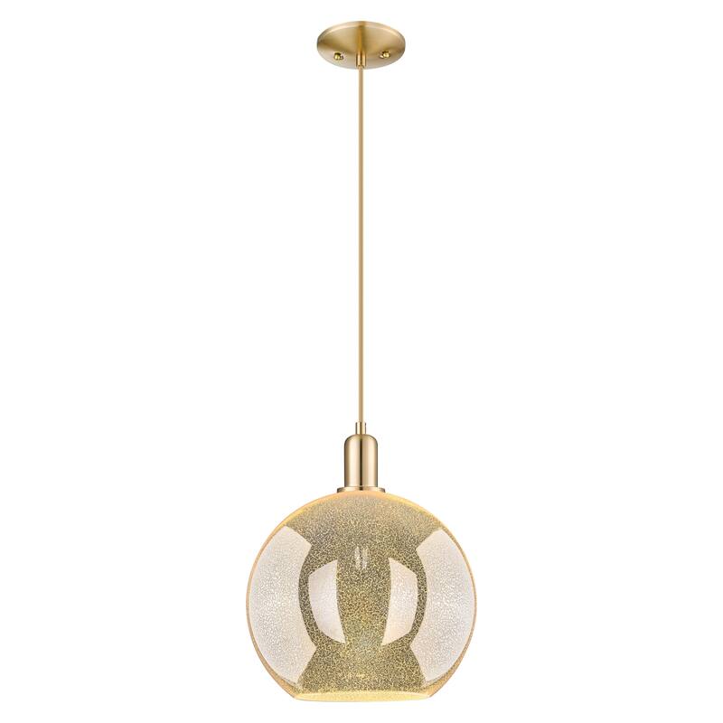 Innovations Lighting Endless Possibilities Arcadia - Athens - 1 Light 12" Cord Hung Mini Pendant - Mercury/Champagne Bronze