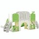 preview thumbnail 26 of 70, 8-in-1 Ocean-Themed Kids Slide Playset
