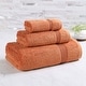 preview thumbnail 2 of 140, Superior Heritage Egyptian Cotton Absorbent 3-Piece Towel Set Caramel Brown