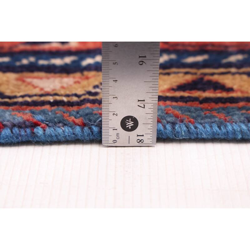 ECARPETGALLERY Hand-knotted Andelz Dark Navy Wool Rug - 4'11 x 6'8