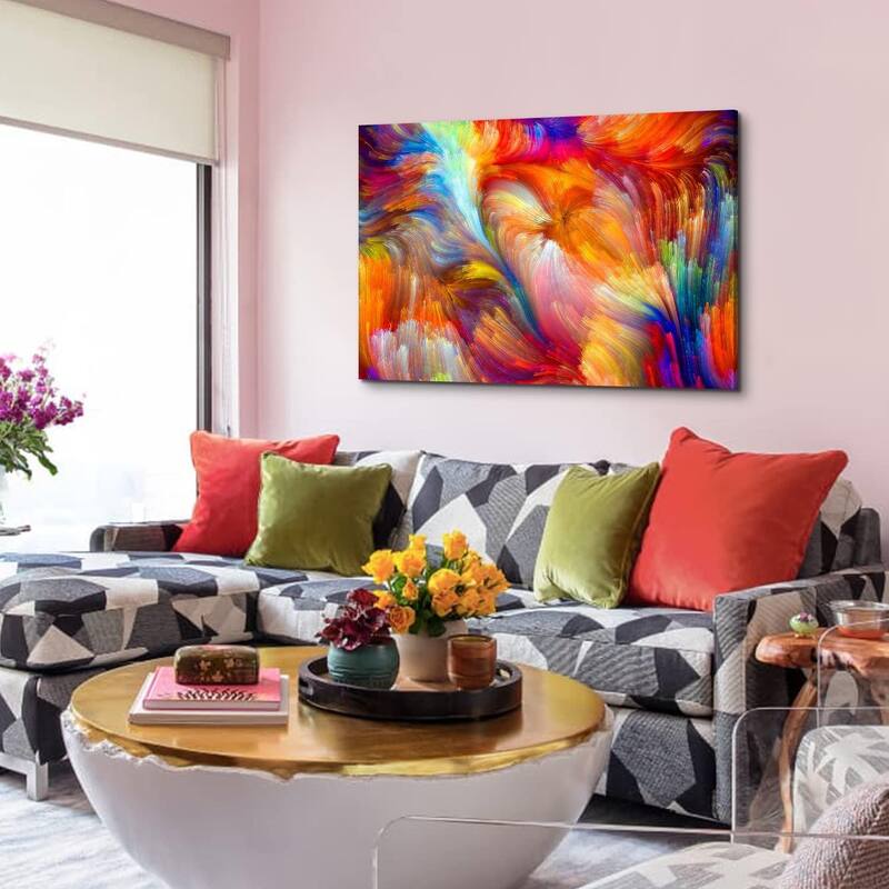 Abstract Colorful Canvas Wall Art
