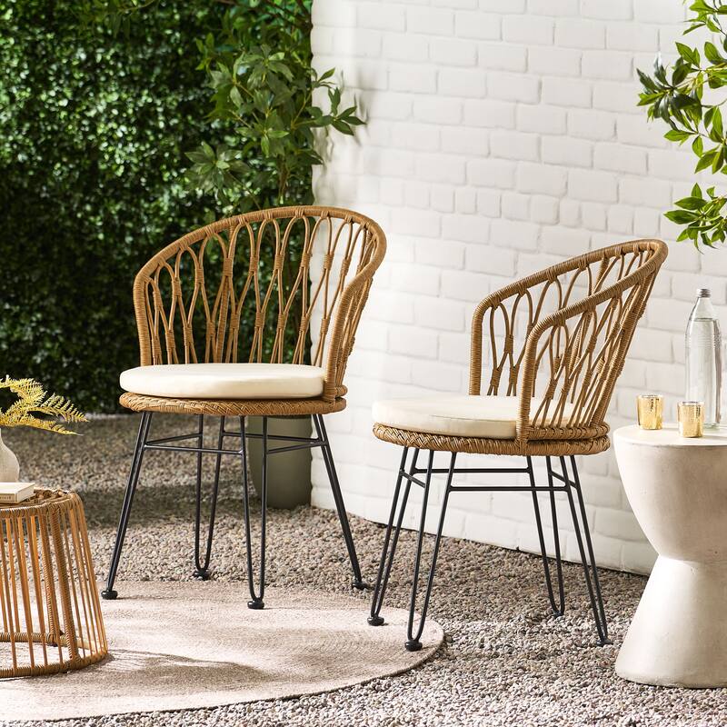 Chair with Cushion Set of 2