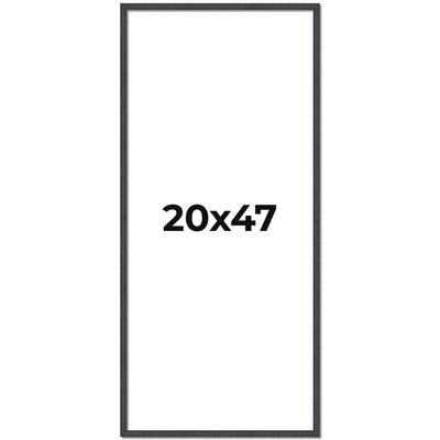 20x47 Frame Brown Solid Wood Picture Frame - Complete Modern Photo