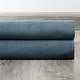 preview thumbnail 8 of 35, Exclusive Fabrics Vintage Thermal Cross Linen Weave Max Blackout Grommet Curtain (1 Panel)