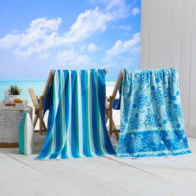 Luxurious Cotton Printed Beach Towel