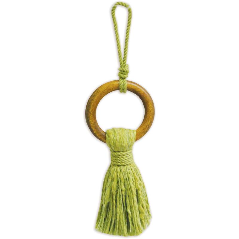 Green Tassel Ornament -Set of 6
