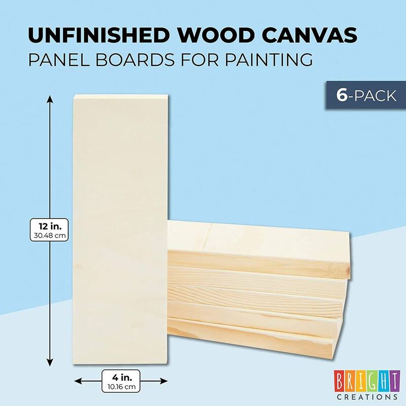8 Pack Wood Panels 11 X 14 Inch Wooden Canvas Board