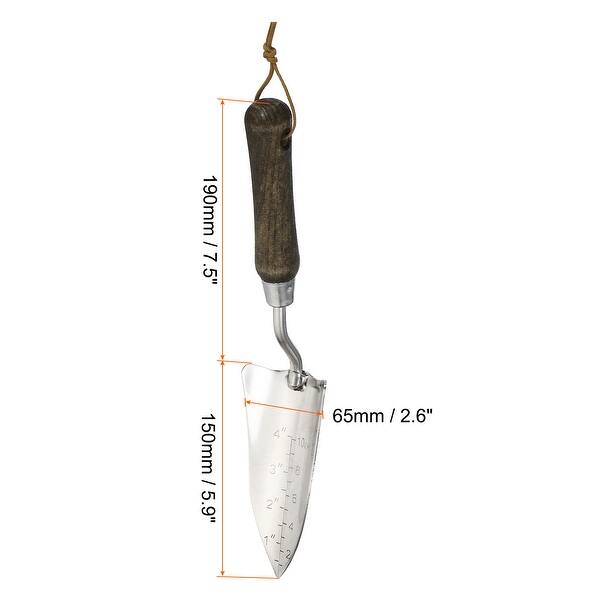 slide 3 of 5, Potting Trowel Small Spade Garden Tool Graduated Garden Shovel Silver Yellow - Silver Tone, Yellow Silver Tone, Yellow