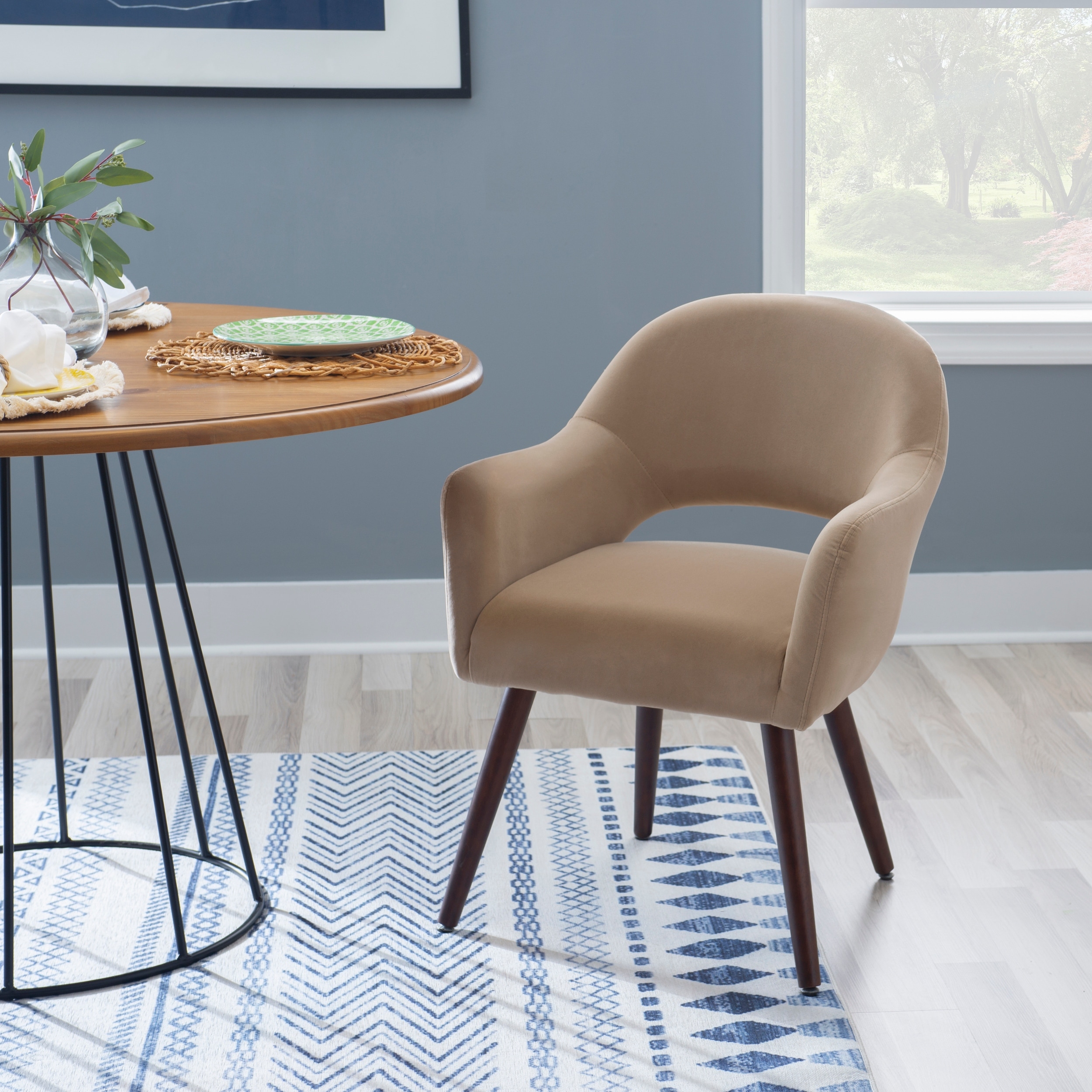Dining chairs espresso clearance legs
