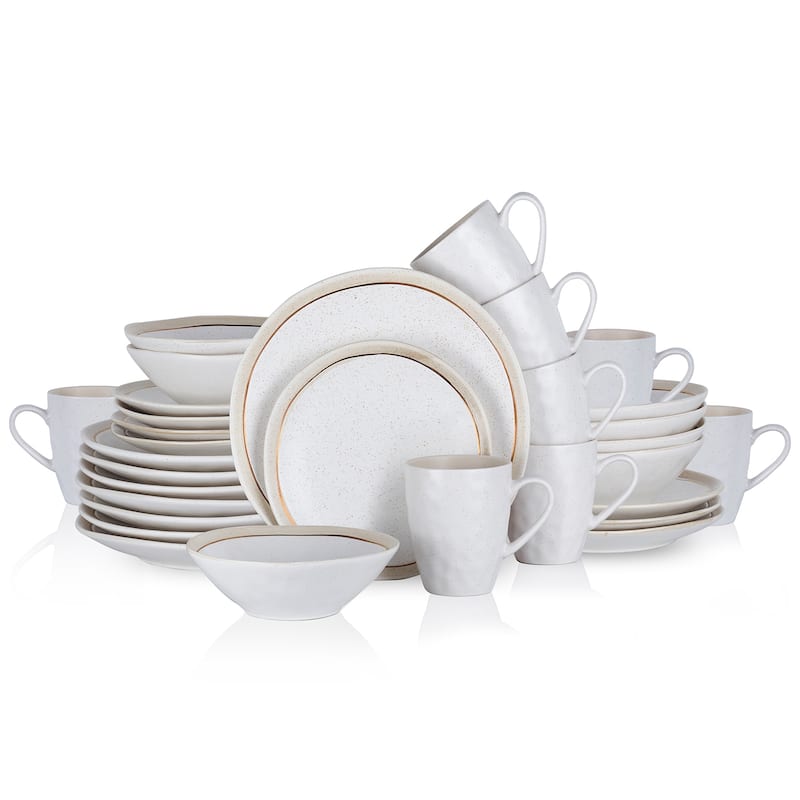 Stone Lain Clara Porcelain Dinnerware Set - 10.83 x 10.83
