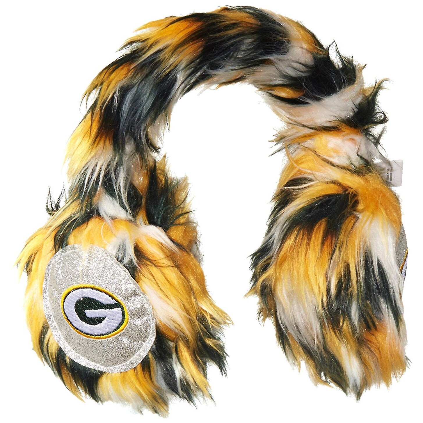 Shop Green Bay Packers Oversized Faux Fur Plush Earmuffs Overstock 22529848