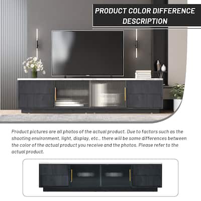 TV Media Console Entertainment Center Storage Cabinet with 4 Drawers