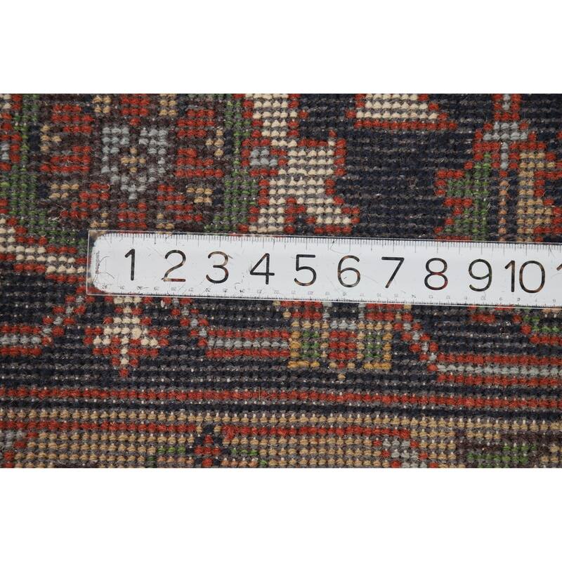 Hand Knotted Oriental 100% Wool Carpet Traditional Medallion Oranges & Rust Heriz (serapi) Area Rug - 12' 0'' X 9' 0''