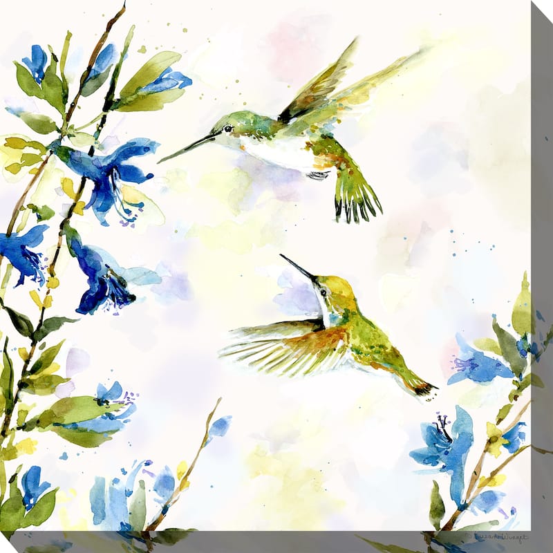 Hummingbird Duet All Weather Outdoor Wall Décor