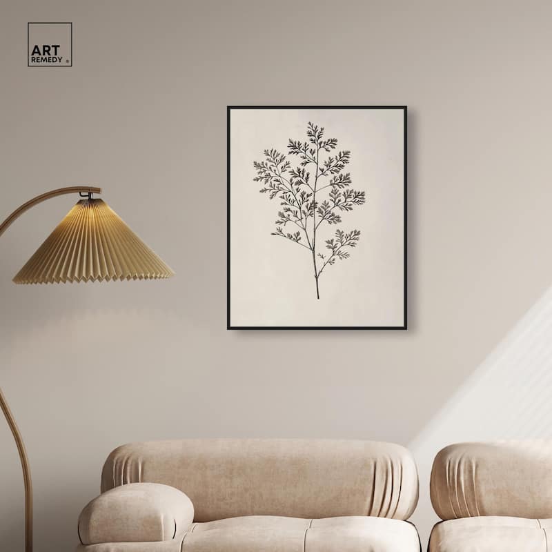 Aniseed Anatomy II Canvas Delicate Floral by Art Remedy