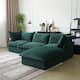 Modular Sectional Fabric Sofa,Extra Large L Shaped Couch with Reversible Chaise Modular Sectional Couch