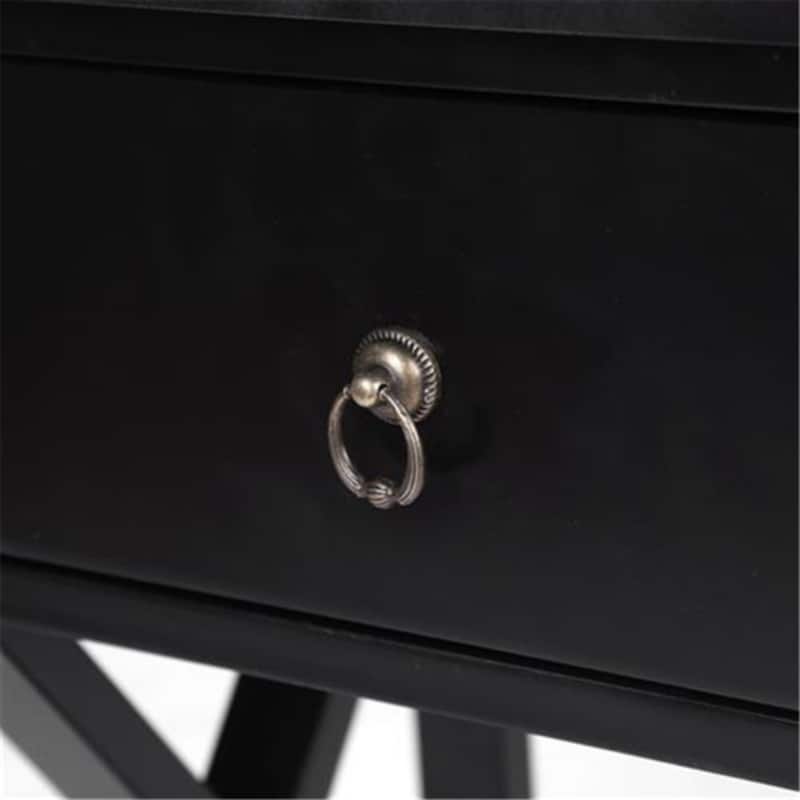 Modern Nightstand with Drawer and Shelf Stylish and Functional Bedside Table for Organized Living