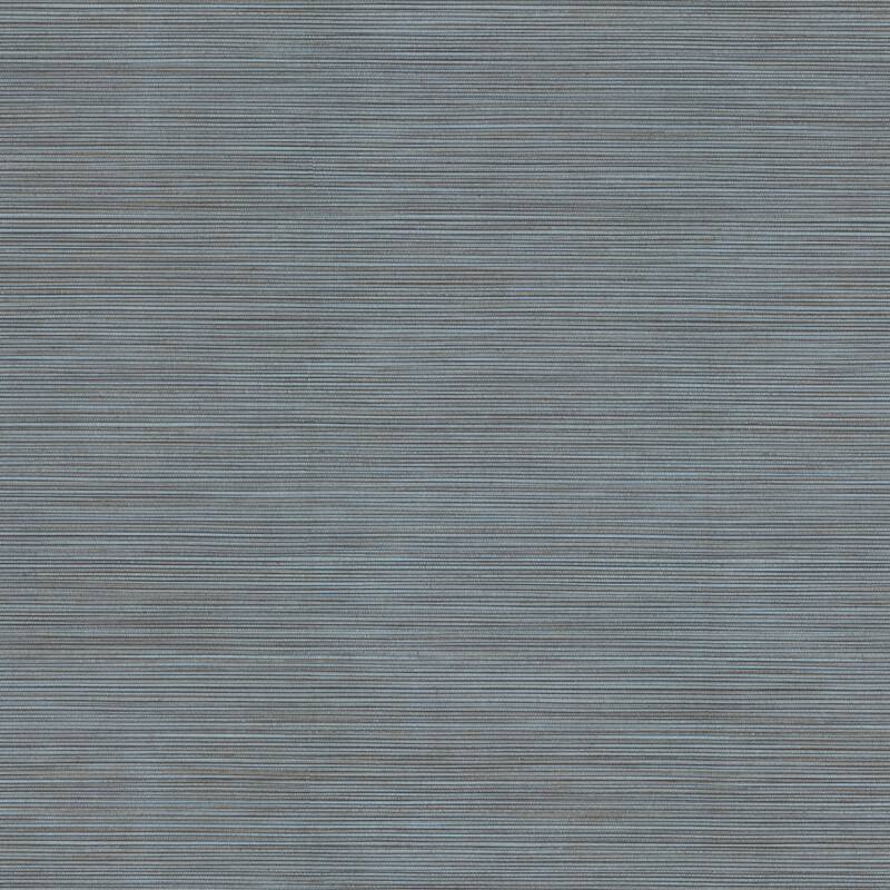 Warner Lorn Blue Faux Grasscloth Wallpaper