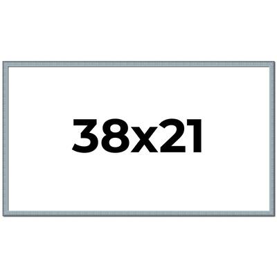 38x21 Frame Rustic Sky Blue Solid Wood Picture Frame | 0.75 Inch