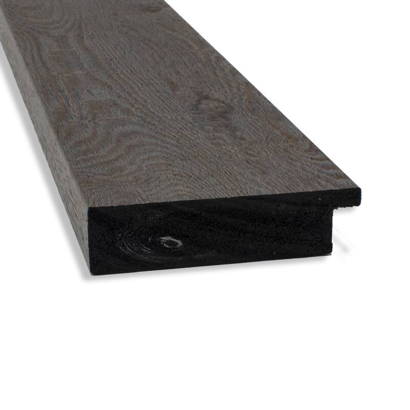 Beveled Wall Mirror - Rustic Plank Espresso Frame