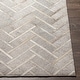 preview thumbnail 3 of 5, Yashica Handmade Modern Geometric Hair-on-hide Area Rug