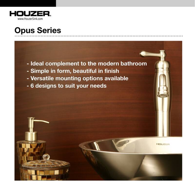 Houzer Medallion 17-1/2" Single Basin Drop In 18-Gauge Stainless Steel - Stainless Steel