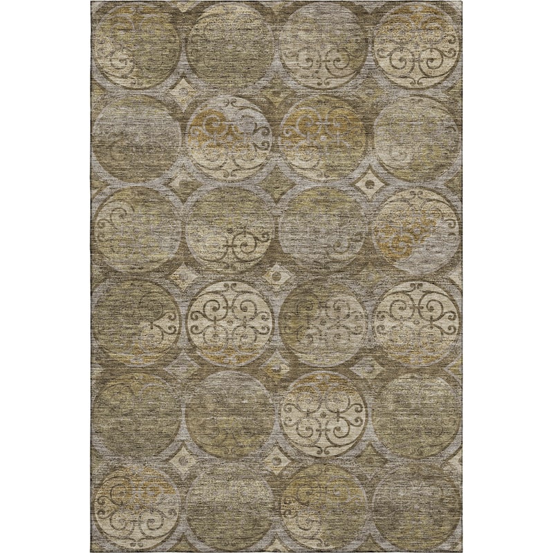 Premium Washable Super Soft Traditional Scroll Mayfield Rug