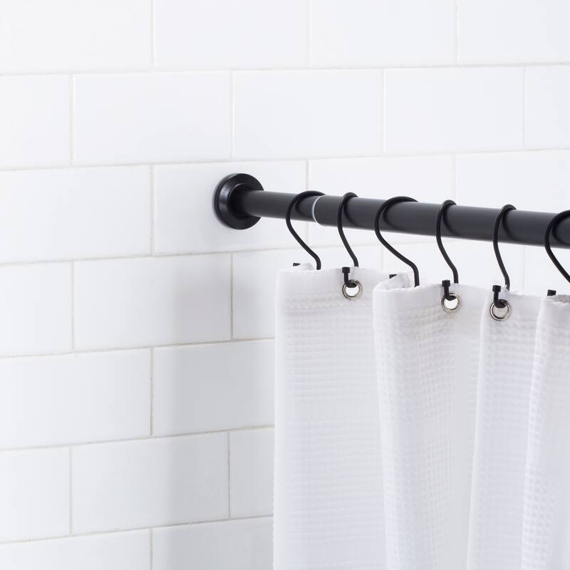 Bath Bliss 12 Pack S-Hook Shower Curtain Rings