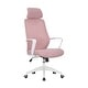 preview thumbnail 22 of 25, Porthos Home Cory Swivel Office Chair, Tall Mesh Back, Height Adjustable Seat Pink