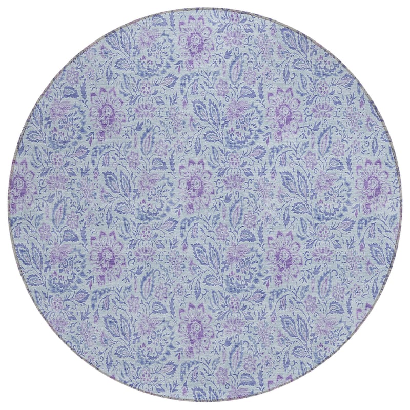 HomeRoots Floral Transitional Rectangle Outdoor Rug