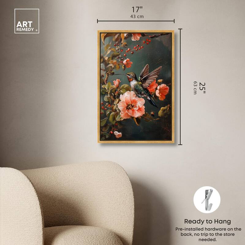 Whirring Wings I Canvas by Art Remedy