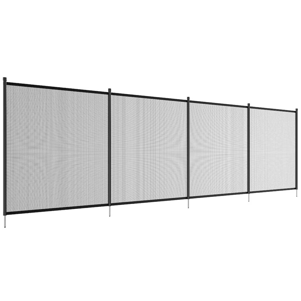 4x12 FT Pool Safety Fence for Inground Pools Kids and Pets Guard - 4x12FT
