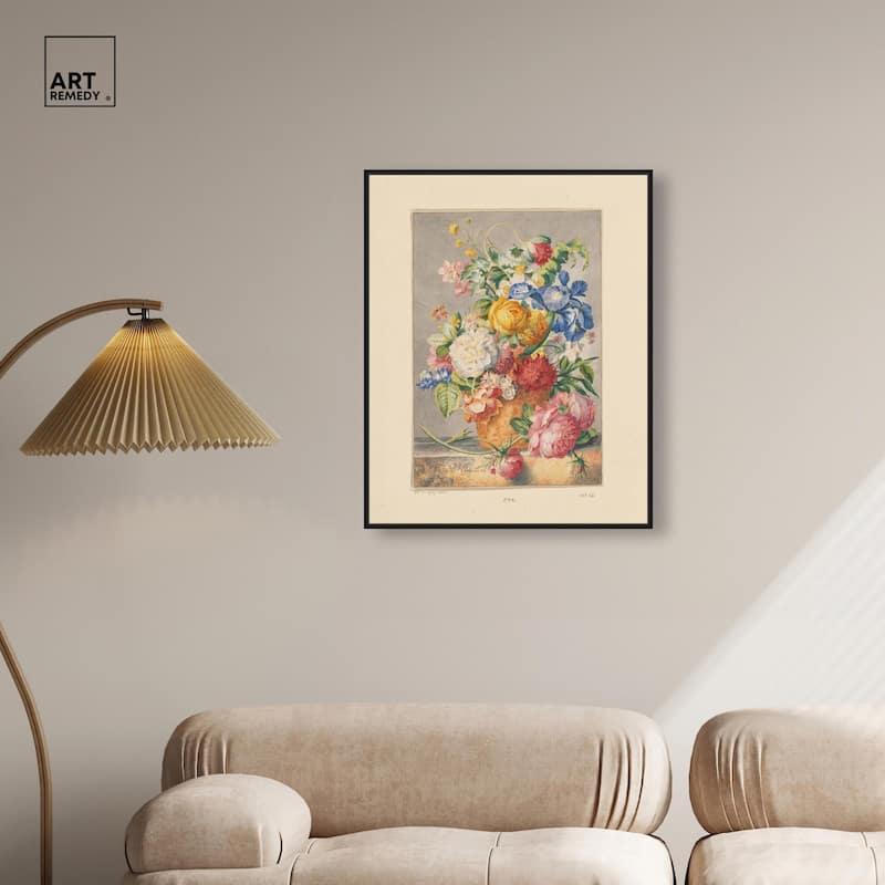 Bloemenstilleven 1777 Canvas by Art Remedy