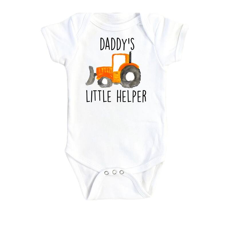 Construction Daddy - Baby Boy Girl Clothes Infant Bodysuit Funny Cute Newborn - Natural - 0-3M