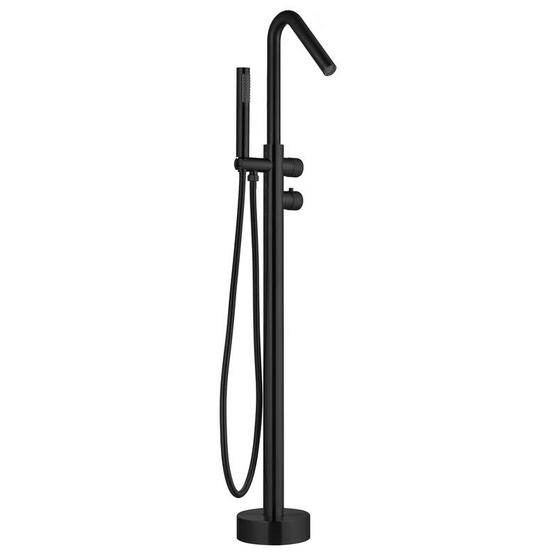 Modland Freestanding Thermostatic Bathtub Faucet with Hand Shower Outdoor 316 Stainless Steel