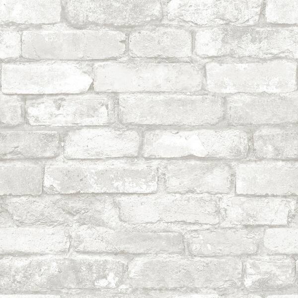 Shop Brewster Nu3010 Nuwallpaper Rustic Brick Wall Peel And Stick