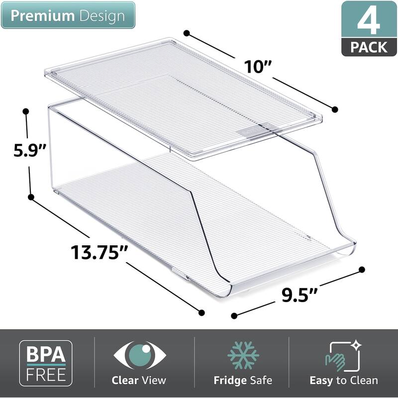 Sorbus Stackable Water Bottle Organizer and Drink Dispenser