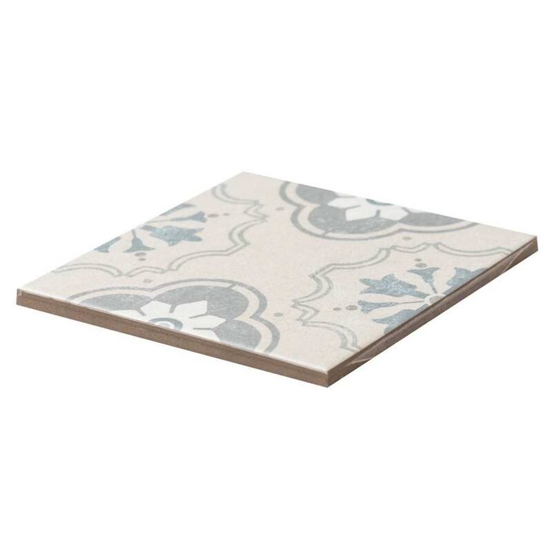 The Tile Life Oheka 6x6 Bridgeham Matte Porcelain Patterned Floor & Wall Tile