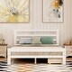 preview thumbnail 11 of 25, Wooden Platform Bed Frame with 2 Drawers & Headboard, Twin/Full Size