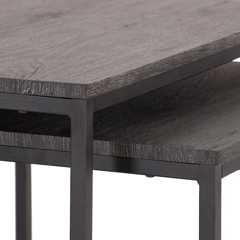 Set of 2 Square Nesting Coffee Table