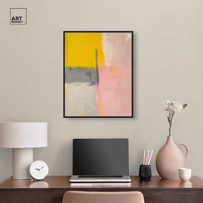 Tangerine Blush II Canvas by Art Remedy