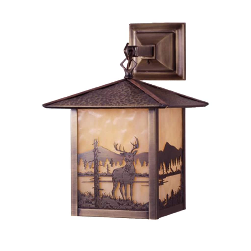 9"W Seneca Deer Creek Hanging Wall Sconce
