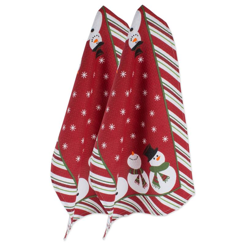 DII Assorted Christmas Printed Dishtowel