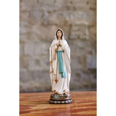 Our Lady of Lourdes Mary Figurine - 12"