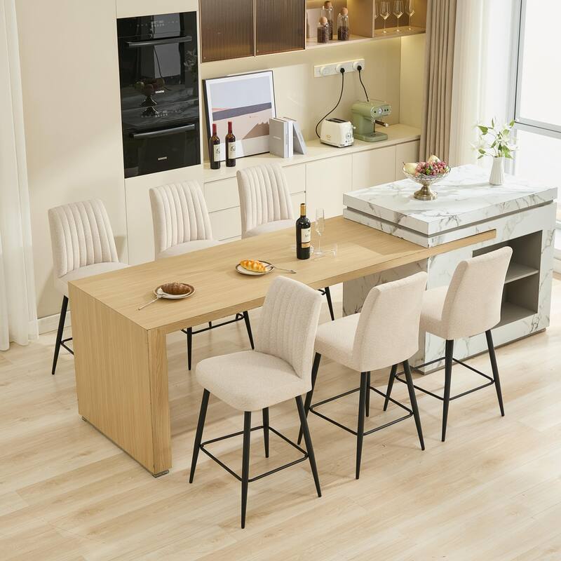 Bar Chair For Bedroom, Dining Room,Design Is Simple, The Cushion Is Comfortable,
