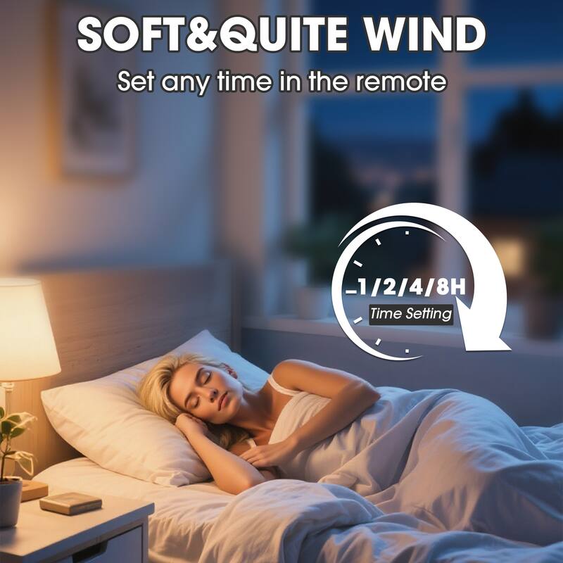 52" Modern Black Reversible Dimmable Integrated LED Ceiling Fan with Light and Remote - 52" W x 52" D x 17.72" H